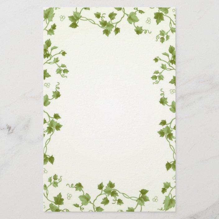 Ivy leaves Stationery | Zazzle.com