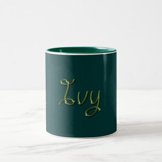IVY Name-Branded Gift Drinking Mug (Center)