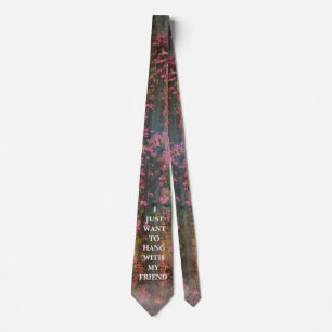 Ivy on the tree with Motto - Neck Tie