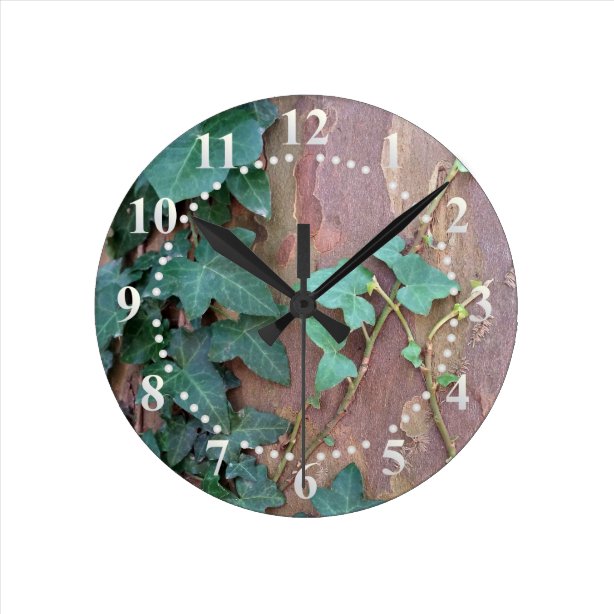 Ivy Wall Clocks | Zazzle