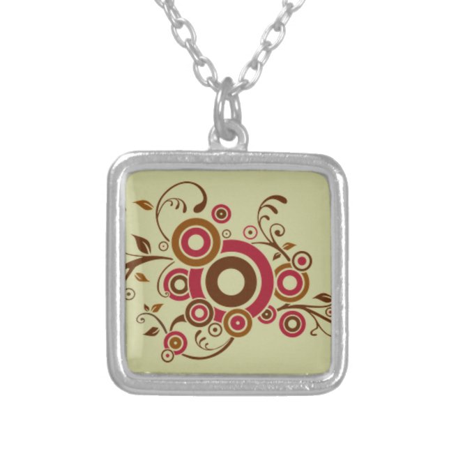 Ivy Scroll Necklace (Front)