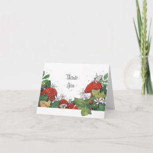 Ivy & Toadstool Illumination Letterpress Thank You Card