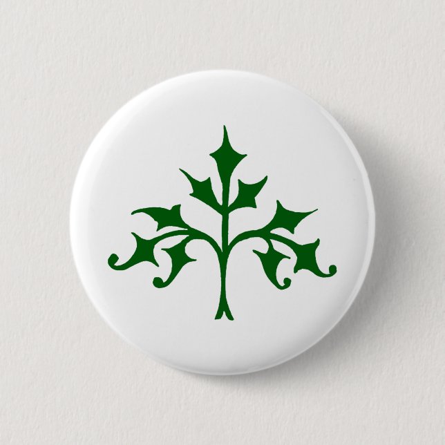 Ivy Tree Pinback Button (Front)
