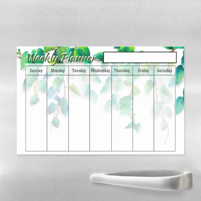 Ivy Weekly planner  Magnetic Dry Erase Sheet (In Situ)