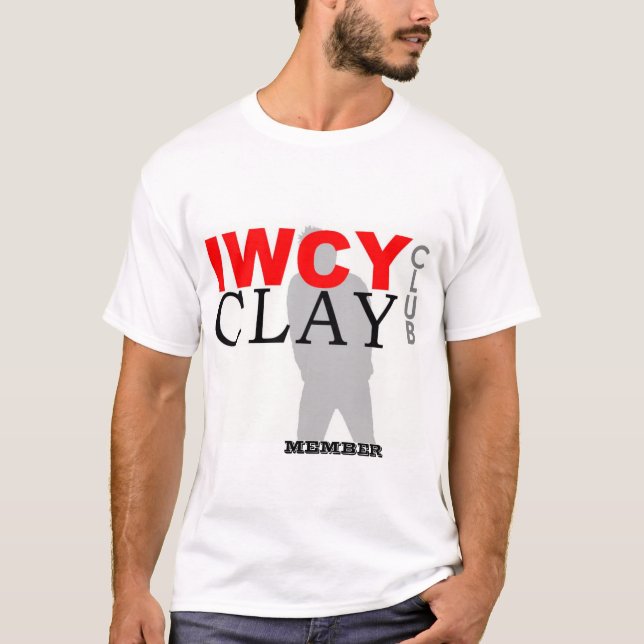 IWCY CLAY CLUB_Large Logo_MEMBER T-Shirt (Front)