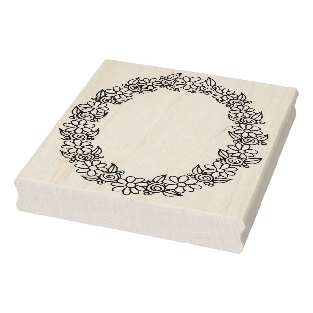 IWD Ovale Frame 4" x 5" Rubber Stamp (Stamp)