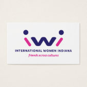 IWI Mini Information Card with Blue Back Side (Front)