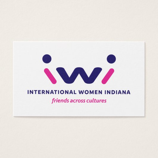 IWI Mini Information Card with Blue Back Side (Front)