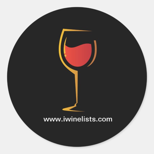 iWineLists Sticker 2 (Front)