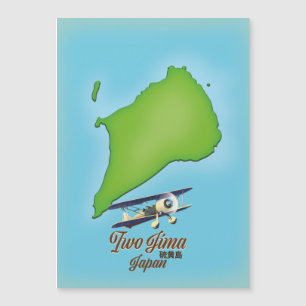 Iwo Jima Japan island map