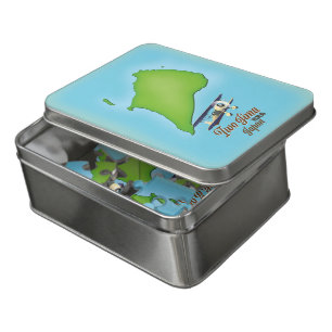 Iwo Jima Japan island map Jigsaw Puzzle