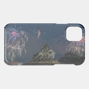Iwo Jima Memorial Fireworks Independence Day  iPhone 11 Case