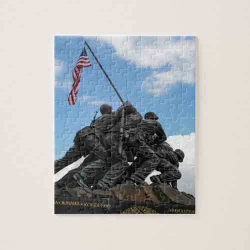 Iwo Jima Memorial in Washington DC Jigsaw Puzzle