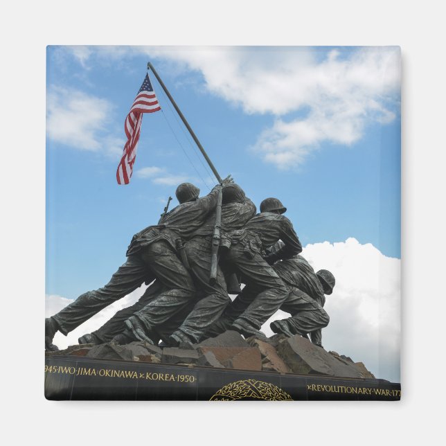 Iwo Jima Memorial in Washington DC Magnet (Front)