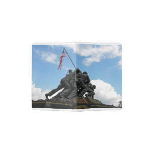 Iwo Jima Memorial in Washington DC Passport Holder