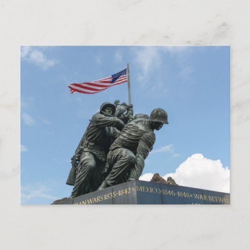 Iwo Jima Memorial in Washington DC Postcard