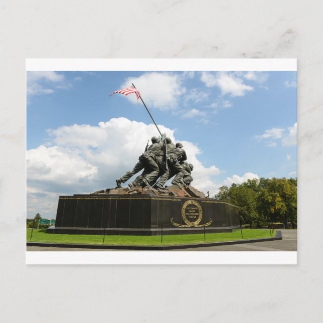 Iwo Jima Memorial in Washington DC Postcard (Front)
