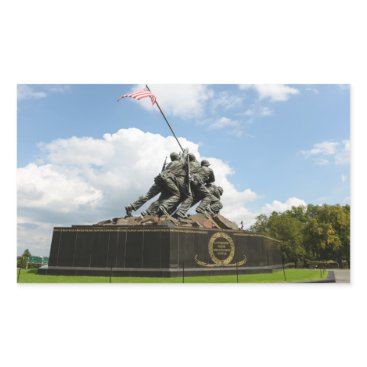 Iwo Jima Memorial in Washington DC Rectangular Sticker Iwo Jima Memorial in Washington DC Rectangular Sticker