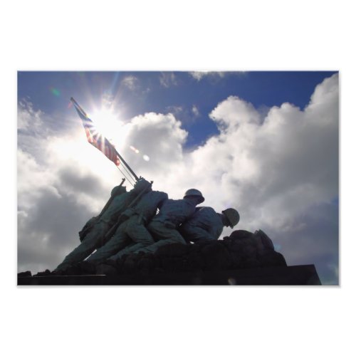 Iwo Jima Memorial Photo Print