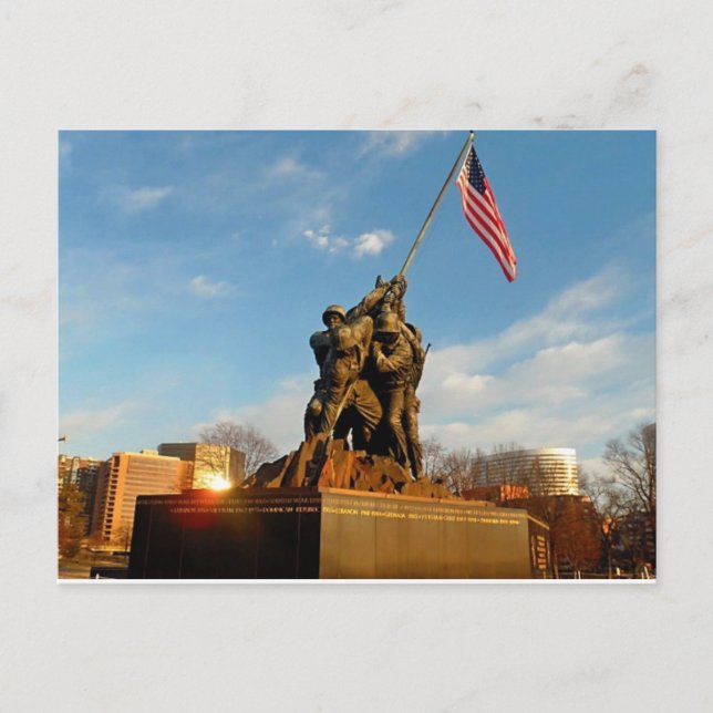 Iwo Jima Memorial Postcard (Front)