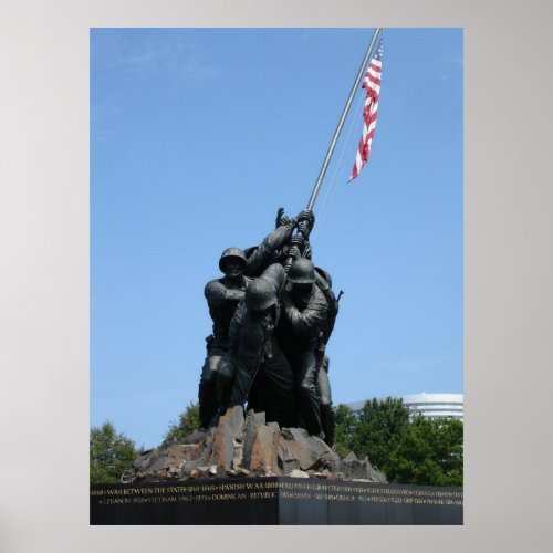 Iwo Jima Memorial Poster