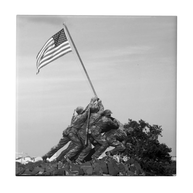 Iwo Jima Memorial Tile (Front)