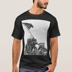 Iwo Jima Raising American Flag T-Shirt