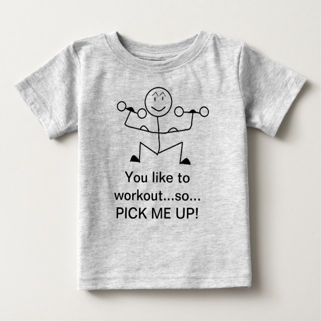 iWorkout Baby T-Shirt (Front)