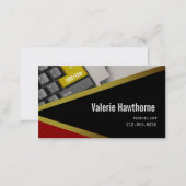 iWrite - Novelist Writer Editor Business Card (Front/Back)