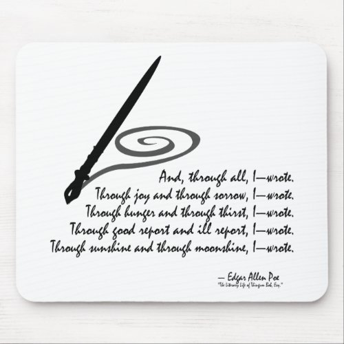 Iwrote Mouse Pad