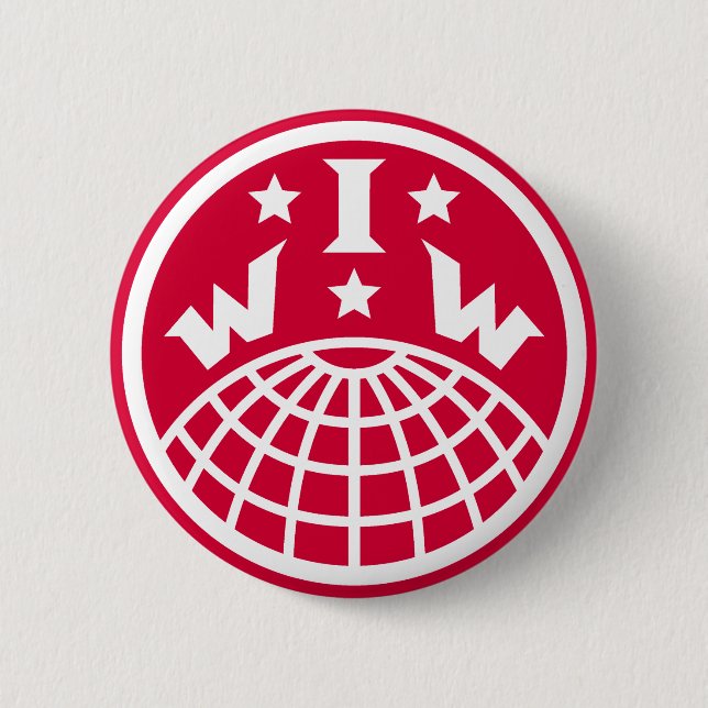 IWW Logo Button (Front)