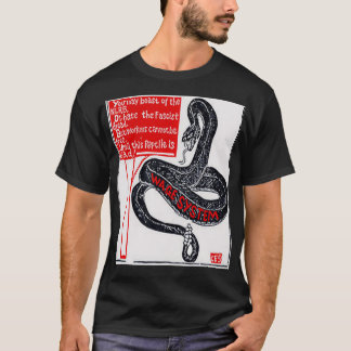IWW WAGE SYSTEM SNAKE  T-Shirt