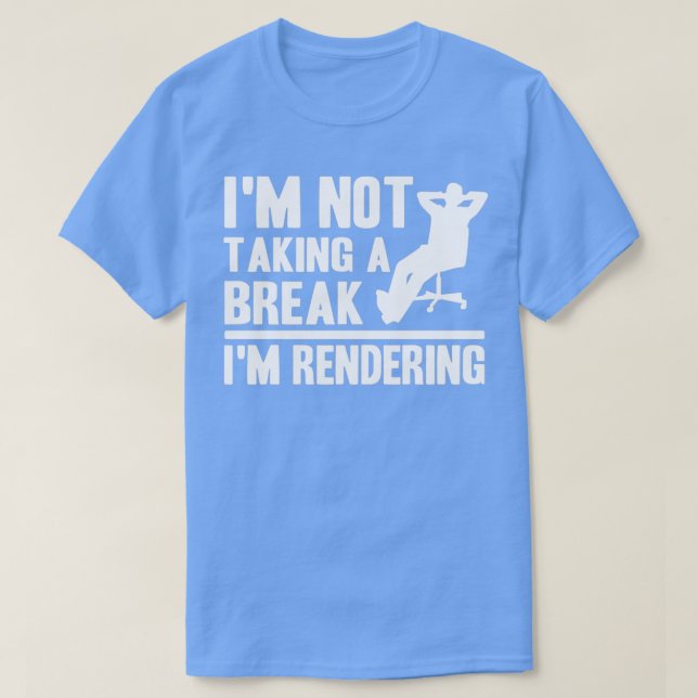Ix27m Rendering Funny Filmmaker Gift Video Editor T-Shirt (Design Front)