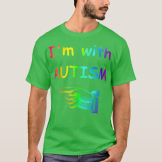 Ix27m With Autism Funny Autism Awareness T-Shirt