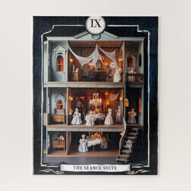 IX The Séance Suite – Room for Spirits, Tarot Jigsaw Puzzle (Vertical)