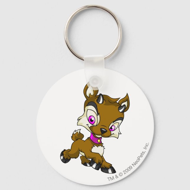Ixi Brown Keychain (Front)