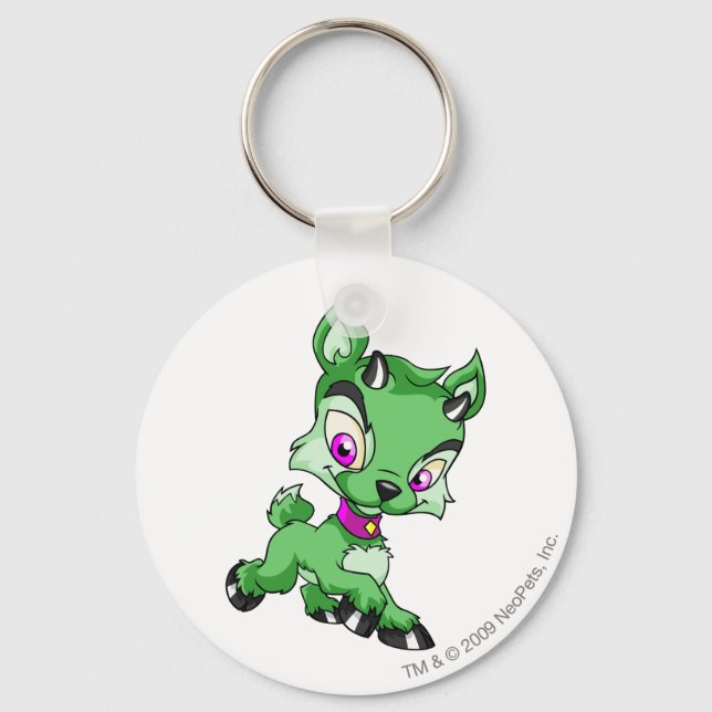 Ixi Green Keychain (Front)