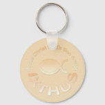 Ixthus Christian Fish Symbol - Gold Keychain at Zazzle