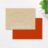 IXTHUS Christian Fish Symbol - Tract Card / (Desk)