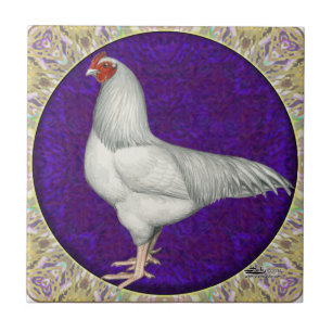 Ixworth Rooster Ceramic Tile