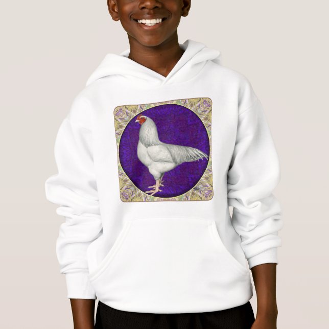 Ixworth Rooster Hoodie (Front)
