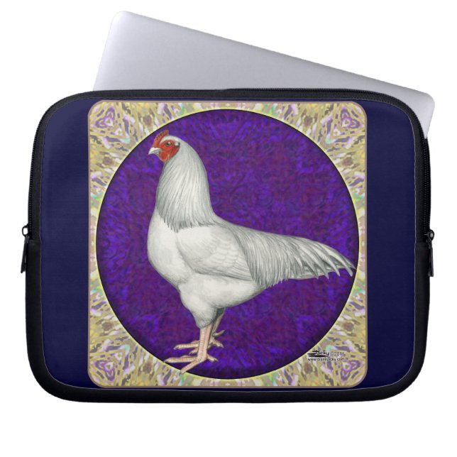 Ixworth Rooster Laptop Sleeve (Front)