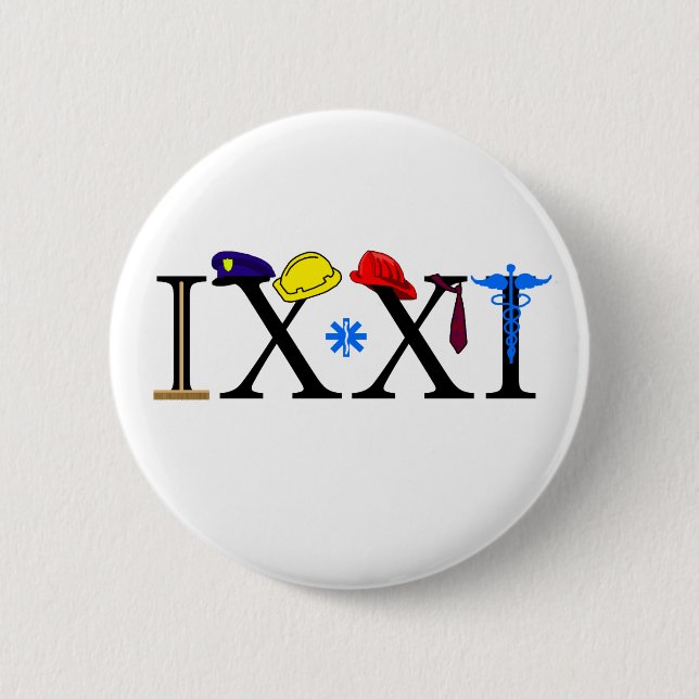 IXXI  Remember 9-11 Pinback Button (Front)
