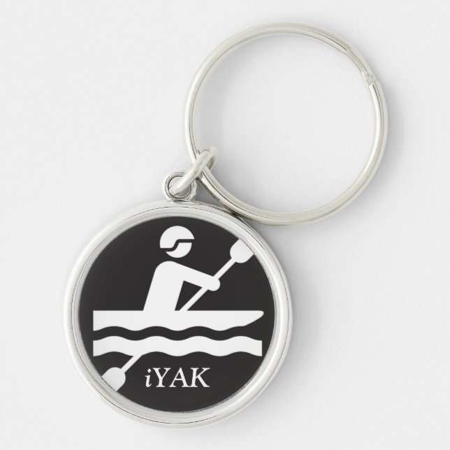 iYAK, Kayaking Keychain (Front)