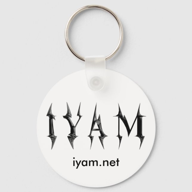 IYAM Logo Keychain (Front)