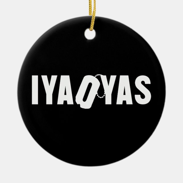 IYAOYAS CERAMIC ORNAMENT (Front)