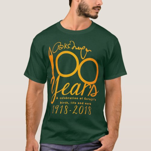 Iyengar Yoga UK Centenary Year charity design T_Shirt