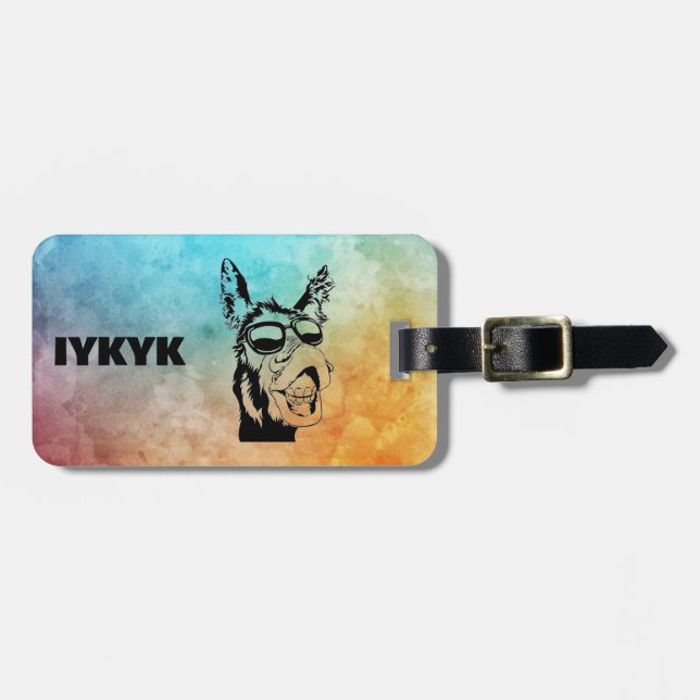 IYKYK Donkey Tag (Front Horizontal)