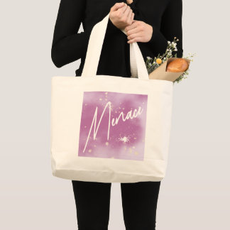 IYKYK Subtle Sapphic, wlw, Lavender Menace Large Tote Bag