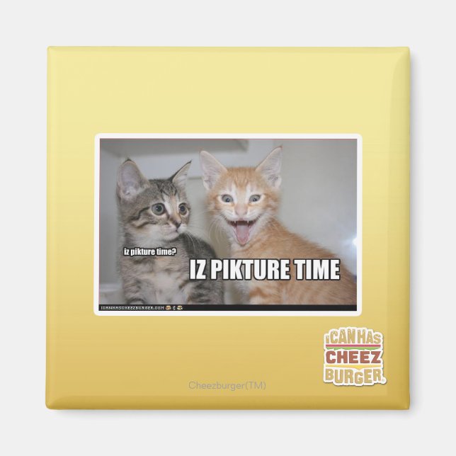 iz pikture time magnet (Front)